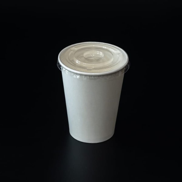 Kraft paper cup with lid