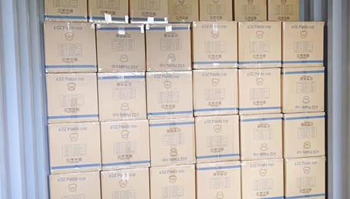 PET sauce cup shipment