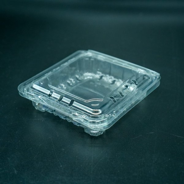 Plastic 125g fruit clamshell 